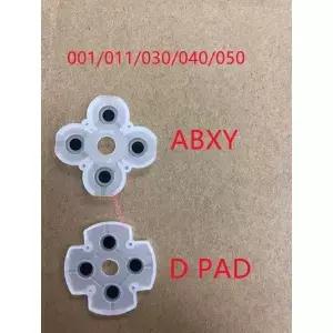 100pcs 실리콘 전도성 고무 패드 ABXY D 버튼 플레이 스테이션 4 PS4 게임 컨트롤러 JDM050055 030 040 001