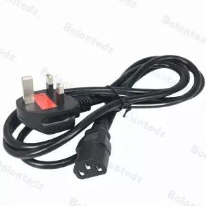 PC POWER LOGIC 익스텐션 코드 영국 플러그 IEC C5 C13 공급 케이블 프린터 라디오 컴퓨터 소니 호환 PS4