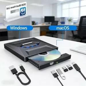 USB 3.0 외장 플레이어 7in1 다기능 DVD BD CD 버너 SD TF 카드 읽기 기능 드라이브 (PC 노트북용 블루레이