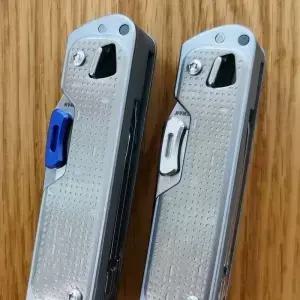 Leatherman T2 T4 메인 나이프 DIY 액세서리 용 알루미늄 합금 엄지 그립 푸시 버튼