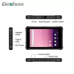 8인치 러기드 태블릿 1000nit 고휘도 대용량 배터리 9800mAh 안드로이드 12 GMS WIFI 블루투스 GPS