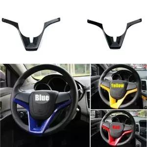 Chevrolet Cruze Sonic Trax Tracker ONIX AVEO 올랜도 스티어링 휠 트림 커버 삽입 스티커에 적합한
