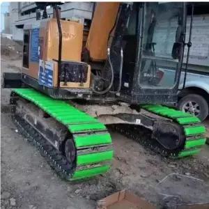 굴삭기 크롤러 슈 SANY 60 Caterpillar XCMG 80 Komatsu 55 Kobelco 70 굴착기 고무 블록 옥스포드