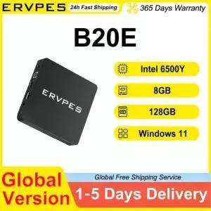 ERVPES B20E 미니 PC 8GB RAM SSD 인텔 6500Y 윈도우 11 BT5.0 듀얼 밴드 HDMI WiFi 아폴로 레이크