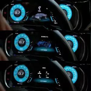 포드 머스탱 쉘비 GT500 20062014용 차량 디지털 계기판 LCD 카플레이 내비게이션 대시 속도계 주행거리계