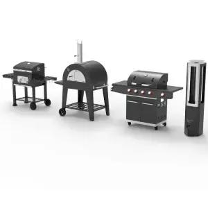 스테인리스 스틸 BBQ 그릴 모던 야외 주방 캐비닛 포함 가정용 자연스러운 간단한