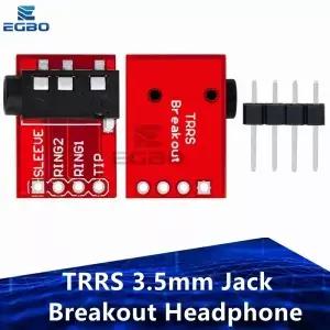 EGBO TRRS 전문 모듈 3.5 잭 브레이크아웃 헤드폰 비디오 MP3 1 10 개