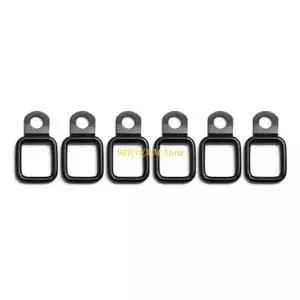 68UF 8pcs 볼트 온 D 링 플랫 베드 트럭 트레일러 타이 다운 스트랩 체인 로프