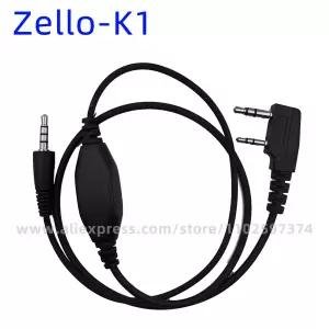 BaoFeng UV5R UV-82 KENWOOD Quansheng K5 TYT용 Zello-k1 케이블 오디오 인터페이스 케이블휴대폰의 Zello