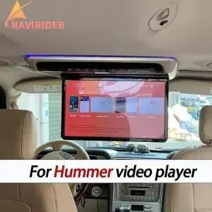 13.3 14 허머 MP5 천장 모니터 멀티미디어 비디오 플레이어 유니버설 루프 차량용 HDMI 입력 USB 포함