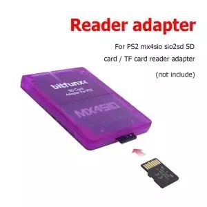휴대용 카드 리더기 PS2 MX4SIO SIO2SD 용 다기능 메모리 어댑터 지지대 디지털/TF 액세서리