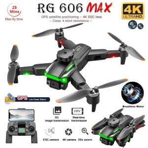드론 입문용 미니 어린이 촬영 무인기 나비 전문가용 RC 전투기 헬리콥터 비행기 RG606MAX GPS 드론 4K 전