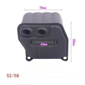 45cc 52cc 58cc 배기 머플러 전기 톱 예비 부품 Zenoah 4500 5200 5800 중국 체인 엔진 모터