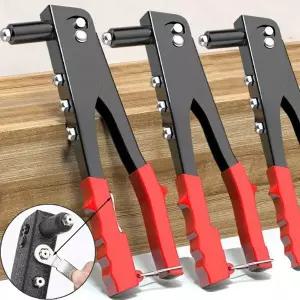 헤비 듀티 리벳 건 핸드 리벳터 팝 리벳 건 세트 DIY 자동차 가구 해양 수리 블라인드 너트 도구