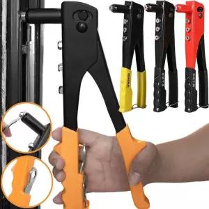 헤비 듀티 블라인드 리벳 건 핸드 리벳터 리벳 플라이어 세트 DIY 자동차 가구 수리 팝 건 너트 도구
