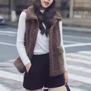 뽀글이 양털조끼 예쁜 카라넥 쪼끼 베스트 아우터