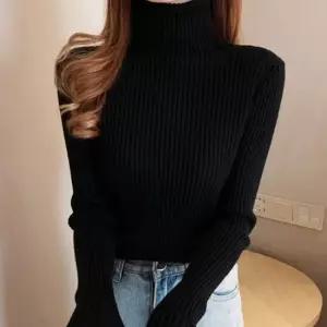 기모 골지 목폴라티 이너웨어 겨울 목티 여성 겨울 슬림핏 목티