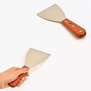 뒤집개 스페치 뒤집게 14호 스텐 관공서 반달헤라 철판 스크래퍼 터너 21.5cm 청소 해라 주걱 전 학교
