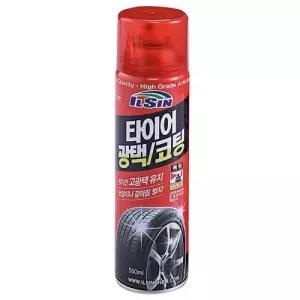 타이어광택코팅제 일신 IS-7610 550ml 광택 및 코팅 효과