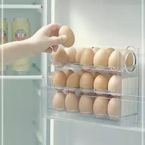서랍식 계란 달걀 정리 보관함 트레이 3단 30구