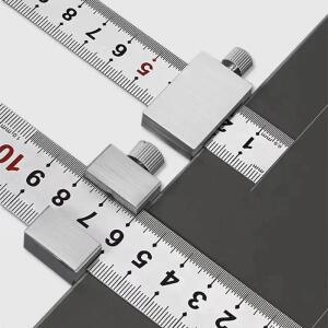 금속 목공용 스웬슨 목공 사각형 도구 강철 눈금자 위치 제한 블록 측정 마킹 게이지