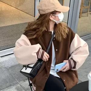 여성 멋쟁이 야구점퍼 기모 패션 저켓 데일리 겨울점퍼 대학생