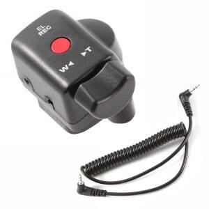 파나소닉 LANC GH5 180A 130AC DV ACC 소니 190P 150P 198P VX2000E 2100E FX1000E용 2.5MM 잭 케이블이 장착된 캠코더 줌 제어 리모컨