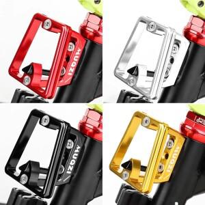 Brompton 접이식 자전거 가방 캐리어 블록 어댑터 브래킷 용 알루미늄 합금 3 홀 마운트 전면