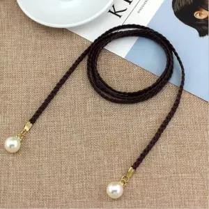 진주 포인트 벨트 여성 원피스 치마 허리띠 끈벨트 치치 꽈배기