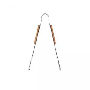 음식용 스텐 악어집게-중 약22.5cm 나무손잡이