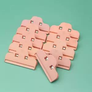 주방 밀봉 집게 10P 과자 봉지 클립 핑크