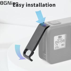 Gopro Hero 8 블랙 카메라 배터리 보호 케이스용 BGNing ABS 충전식 사이드 커버