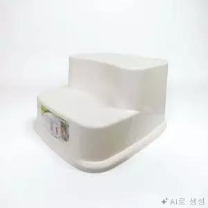 완자몰 2단 디딤대 의자 발판 계단의자 욕실 논슬립