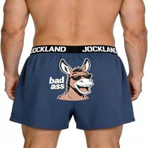 남성용 JOCKLAND 웃긴 동물 복서 반바지 참신한 유머러스 속옷 개그 선물