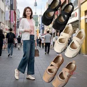 메쉬 단화 밴딩yza825
