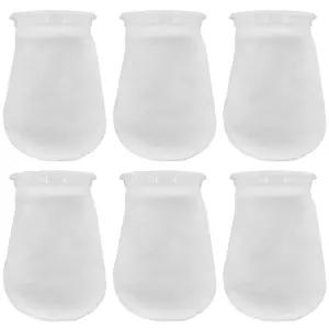 수족관 필터 양말 10.2cm(4인치) 링 200미크론 6개 담수 해수 섬프
