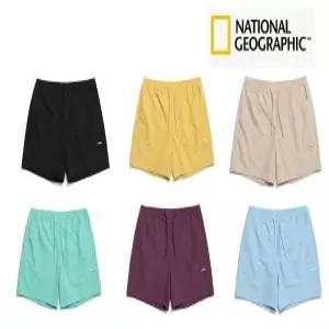 내셔널지오그래픽 NATIONAL GEOGRAPHIC 내셔널 지오그래픽 할리퀸터스크 베이직 공용 4부 반바지 N242UBS44