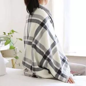 따뜻한 다용도 망토 똑딱이 무릎담요 극세사 플리스ssu763