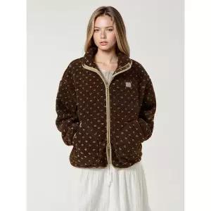 [AK수원점] [후아유] 여성 Dot Pattern Fleece Jacket WHMZG1198F