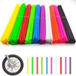 덩신웨이 180 PCS 스포크 스킨 커버 10가지 색상의 자전거 바퀴 모터크로스 휠체어 BMX MTB 로드 마운틴용