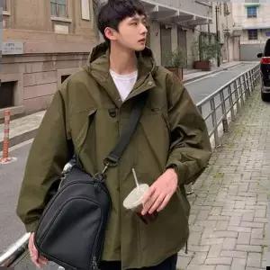 점퍼 남자 여자 2컬러 커플 야상 후드 데일리 간절기 자켓