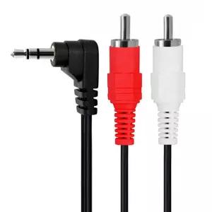 SW0035 ST3.5(M)-2RCA(M) 3M 앰프 컴퓨터 연결케이블AUX선 앰프선 앰프연결선 옥스