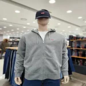 [리바이스] 공용 스몰로고 기모 후드집업 34259-0000 (12394240)