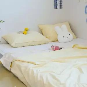 고밀도 60수 냉감 겹이불 패드세트 SS 옐로우 여름