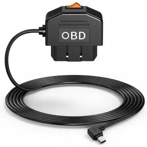 대시 카메라용 OBD2 전원 케이블 24시간 주차 모드 Acc 저전압 보호 기능이 있는 미니 어댑터 캠 GPS DVR