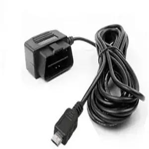대시 카메라용 리어마스터 범용 OBD 전원 케이블 스위치 버튼(마이크로 USB 포트)이 있는 24시간 감시/수신