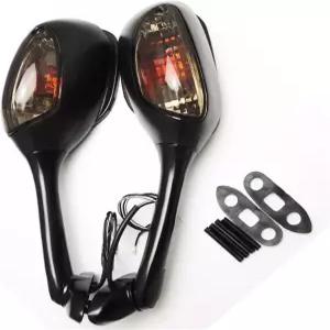 GSX-R 600 750 1000 K5 K6 K7 K8 K9 12V(블랙)와 호환되는 2006-2008 모델용 라이트가 장착된 모터사이클