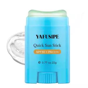 야푸시페 퀵 선스틱 프로텍션 바 SPF50 페이스 선크림 스틱 바디 여성용 선블록 센텔라 트래블 비치 스포츠