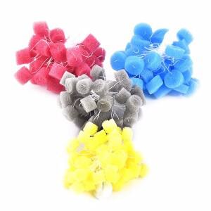 50PCS 귀 인상 패드 Otoblock 폼 플러그 촬영을위한 스폰지 이어팁