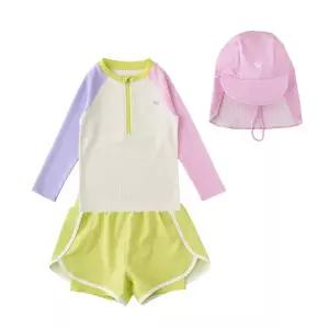 [블루독][AK평택점] [블루독] 와플칼라블럭수영복SET(IV)26940-621-54